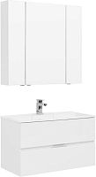Aquanet 00237349 Алвита Комплект мебели для ванной комнаты, белый