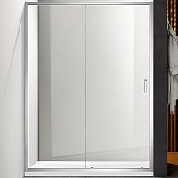 Aquatek AQ ARI RA 12020CH Душевая дверь 120 см, прозрачное стекло, профиль хром