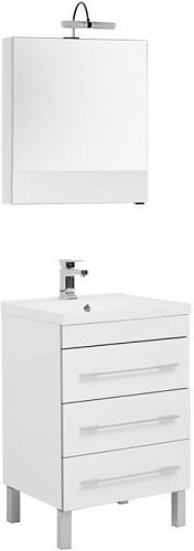 Aquanet 00230310 Верона Комплект мебели для ванной комнаты, белый купить  в интернет-магазине Сквирел