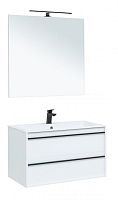Aquanet 00271957 Lino Комплект мебели для ванной комнаты, белый
