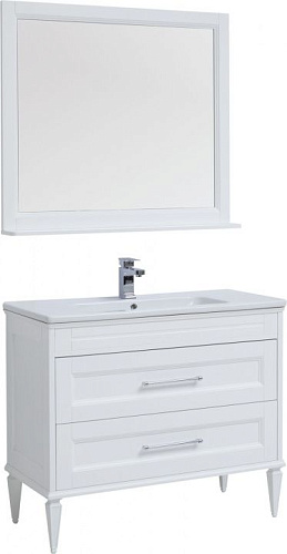 Aquanet 00210628 Бостон Комплект мебели для ванной комнаты, белый купить  в интернет-магазине Сквирел