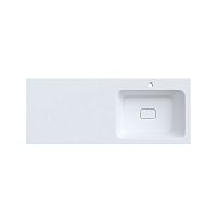 IDDIS, 480110Ri28 Optima Home Умывальник мебельный для стиральной машины 110х48 см, правый, белый