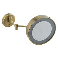 Migliore 21977 Зеркало оптическое с галогеновой подсветкой (3Х), бронза купить  в интернет-магазине Сквирел