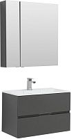 Aquanet 00241387 Алвита Комплект мебели для ванной комнаты, серый