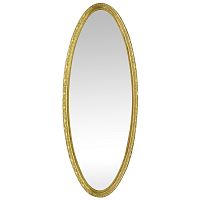 Migliore 30593 Зеркало овальное 133х52х4.5 см, золото