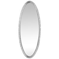 Migliore 30645 Зеркало овальное 133х52х4.5 см, серебро