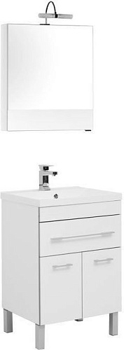 Aquanet 00230308 Верона Комплект мебели для ванной комнаты, белый купить  в интернет-магазине Сквирел