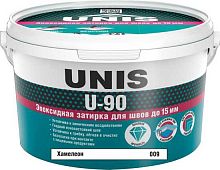 UNIS U-90 Эпоксидная затирка для швов, хамелеон (009), ведро 2 кг