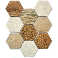 Bonaparte Керамическая мозаика Woodcomb Мозаика купить в интернет-магазине Сквирел